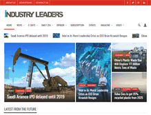 Tablet Screenshot of industryleadersmagazine.com